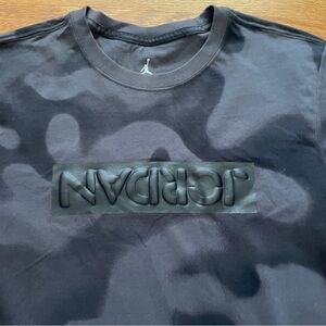 Michael Jordan basketball 5 camo street T-shirt L